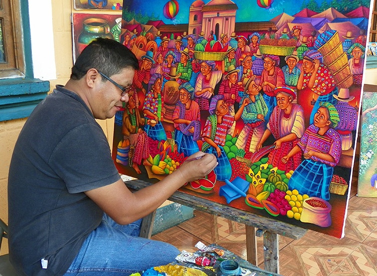 San Juan La Laguna Guatemalan Artist Francisco Vásquez Mendoza