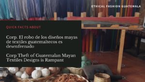 Corp Theft Guatemalan Mayan Textiles Designs Rampant