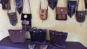 Nicholas Produces a Large Variety of Handmade Leather Products.