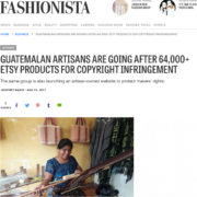 Guatemalan Artisans Copyright Infringement