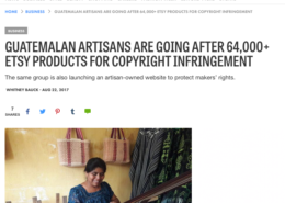 Guatemalan Artisans Copyright Infringement