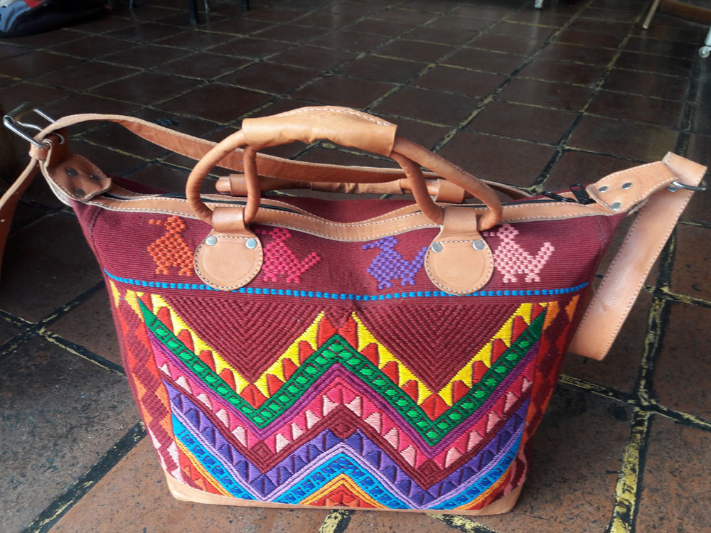 Handmade Guatemalan Leather Bags | Huipil Bags | Totes | Weekender Bag