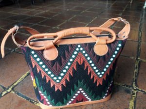 Mayan Textile Luggage Bag