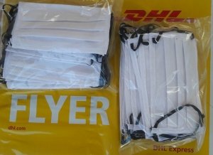 We ship masks direct by DHL