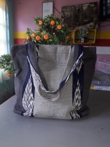 Guatemala Handmade Shoulder Bag Blue
