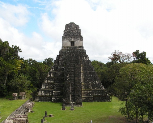 Exploring Mayan Ruins