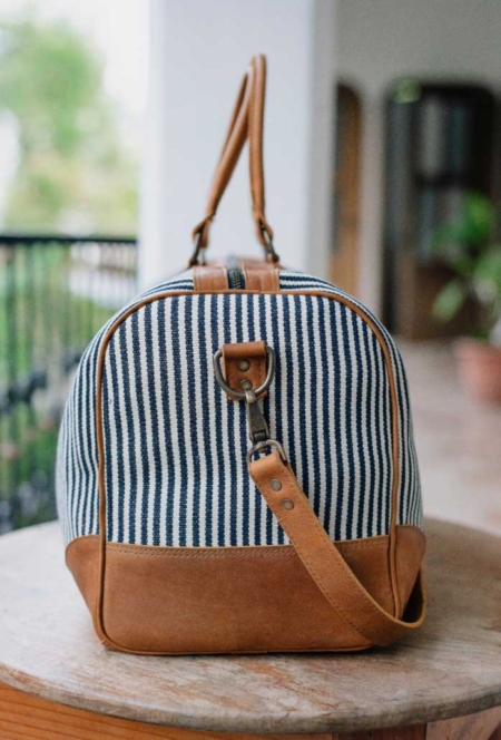Buy DSW Striped Weekender Bag, New with Tags at Ubuy Nigeria