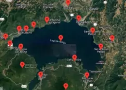 Lake Atitlan Villages Map